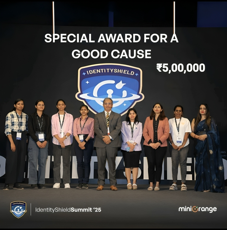 Team Collectively Curious receiving the Special Award at IdentityShieldSummit 2025